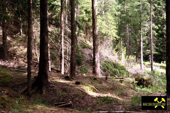 SDAG Wismut Schurf 18 bei Schacht 126 im Revier Johanngeorgenstadt, Erzgebirge, Sachsen - 21.05.2009 (9).jpg